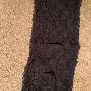 Black bandeau. PINK Victoria’s Secret.